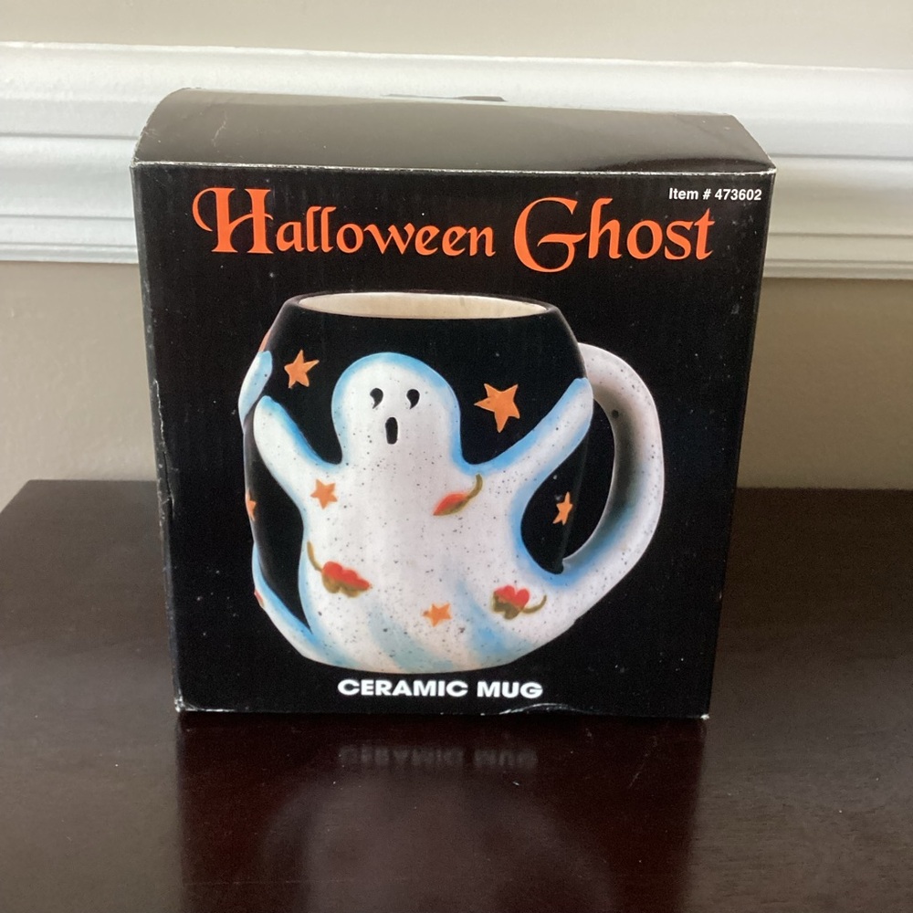 Certified International Susan Winget Halloween Ghost Ceramic Coffee Mug